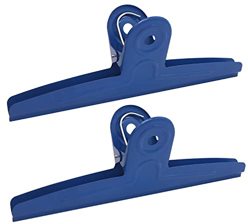 Extra großer Bull Clip 30 CM 2 Stück Blau Bull Klammern buchklammern Large Binders Clips Clamp File Holder klammern für tüten papier Datei Plakat