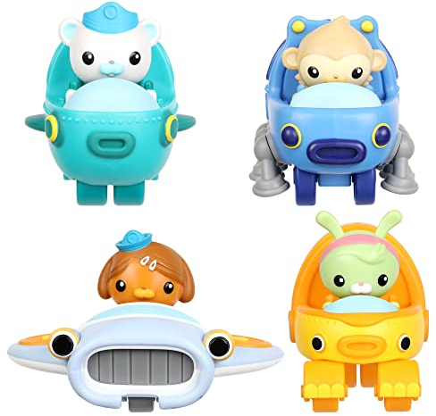 Octonauts Quoersrti Above & Beyond | Gup Racers Vehicles | 4 Pack