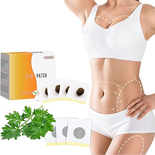 AONAT 30 Stück Abnehmen Patches, Slim Patch, Gewichtsverlust Aufkleber, Fettverbrennung Patch, Schnell Fettverbrenner, Anti Cellulite & Fat Burning Quick für Bierbauch, Eimer Taille, Bauchfett Taille