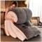 RRNAR Fluffy Blanket Thick Winter Quilt Kaschmir Steppdecken Thick Sheepskin Cashmere Soft Warmes Vierjahreszeiten Oberbett,Grau,200x230cm(4kg)