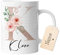 timalo® Coole Tasse mit Namen | Initialen | Personalisierte Kaffeetasse Geschenktasse zum Geburtstag Muttertag Geschenk für Frauen Kaffeebecher | mug-mono01-K