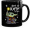 MoonWorks Kaffee-Tasse Baby- Spruch lustig Stark der Kaffee sein muss Geschenk Kaffeeliebhaber Bürotasse schwarz standard