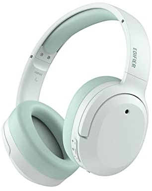 Edifier W820NB Plus Kopfhörer mit Hybrid Aktiver Geräuschunterdrückung - LDAC Codec - Hi-Res Audio Wireless & Wired - Schnellladefunktion - 49 Stunden Spielzeit - Over Ear Bluetooth V5.2 - Grün