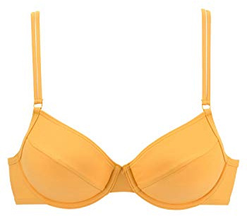 s.Oliver Damen Bügel-Bikini-Top mit herausnehmbare Softcups, verstellbare Doppelträger mit kleinen Zierringen