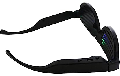 TOYANDONA Flash-Spielzeug Leuchtendes Spielzeug Leuchtende Brille Shutter-Brille Spielzeugbrille Shutter-Brille Kinder-Led-Requisiten Kind Schwarzes Kinderspielzeug Spielzeugbrille