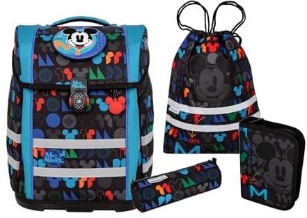 McNeill Schulranzenset PERFECTO - 5 teilig - Kollektion 2024 (MICKEY MOUSE)