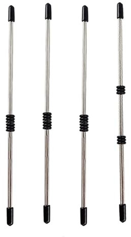 Kutocesy Nippelklemmen Satz von 4 Einstellbar Edelstahl Nipple Clamps BDSM Fetisch Sexspielzeug Bruststimulatoren für die Frau Flirt Erotik für Paare