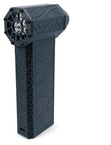 CARMOTTER Mini ventilador Turbo Jet, ventilador de bolsillo Jetfan Turbo violento ventilador recargable con luz LED 120000 RPM para exterior/PC/teclado