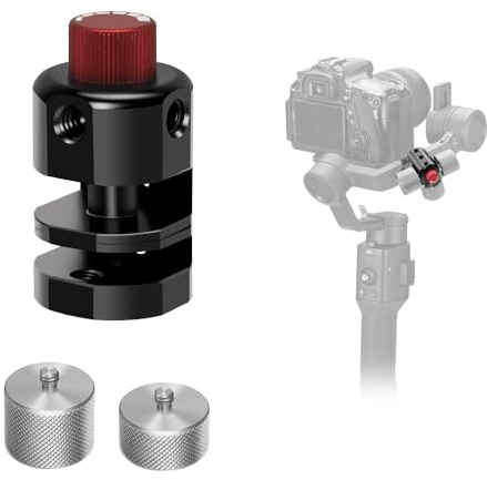 KOQINVIZ Universal Gimbal Counterweight Kit with Balance Weight Mounting Clamp and 50g+100g Counterweights for DJI Ronin S/SC/RS2/RSC2/RS3/RSC3,Zhiyun Weebill S Crane Gimbals
