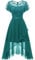 Wedtrend Cocktailkleid Damen Abendkleider Elegant für Hochzeit Brautjungfernkleider Trauzeugin Kleid Damen Festlich Kurz WT0303PeacockGreenS