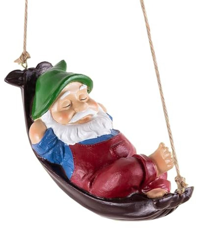 Ornement de Statue Nain de Jardin en Polyrésine, pour Décorer Jardin, Table à Manger, Fête de Vacances