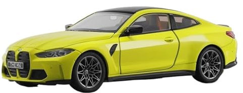 EMRGAZQD Motorfahrzeuge Replika Auto 1/32 for BMW M4 G82 Maßstab Sportwagen Miniatur Metall Auto Modell Druckguss Fahrzeug Mit Sound Licht Originalgetreue Nachbildung(Green)