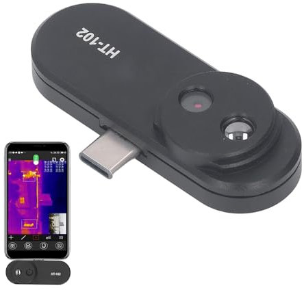 Thermal Imaging Camera for USB C Smart Phone with Adjustable Integrated Connector- View Problems, 32x32 IR Image Resolution, -20 °C-300 °C Temp Range