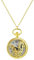 Silverora Taschenuhr Vintage Uhren Unisex: Retro Herren Damen Analoge Quarz Uhr mit Kette Skelett Hohler Pferde Dekoration Ketteuhr mit Arabische Ziffernskala Geschenke für Frauen Männer Gold