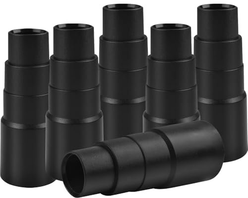 Universal Vacuum Adapte, 6PCS Vacuum Clearner Adapter for Power Tools, Sander Dust Extraction Hose Adaptor for Orbital Sander Jigsaw Circular Saw Reducer(25MM/32MM/34MM/42MM)