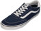 Vans Brooklyn LS, Zapatillas Hombre, Suede Canvas Dress Blues, 43 EU