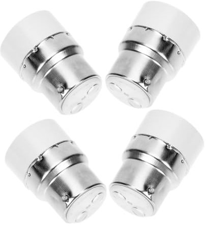 OSALADI Flexibler Umwandlungssockel-birnen-lampen-adapter 4 Pcs B22 Zu E14 Birnen-adapter Glühbirnen-sockel-adapter Sichere Nutzung