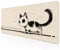 Grey Mouse Mat 1200x600x3mm,Cat Mouse Pad,Extra Large Gaming Mousepad Waterproof,Desk Protector Mat with Anti-Slip Base,Computer Keyboard Pad for Gaming,Office and Home,Gift Z-24