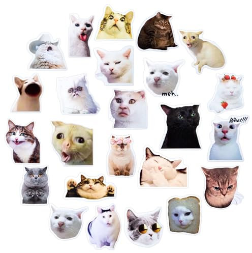 Sxutop 24 Stück Katzen Kühlschrankmagnete Lustig Magnete für Magnettafel Niedliche Magnete Kühlschrank Tiere für Kühlschrank,Whiteboard,Küche,Büro