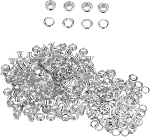 Lot de 50 œillets en laiton avec rondelles de 20 mm – Œillets antirouille pour bricolage, bâche, bannières, cuir, rideaux, vinyle, couverture de piscine, tissu, tapis de yoga – Durable et facile à