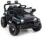 COSTWAY 12V Kids Ride on Car, 2 Motors Electric Off Road Truck with Remote Control, LED Lights, Music & Horn, Battery Powered Ride on Toy for 3+ Years Old Boys Girls (Black)