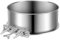 perfk Crate Dog Bowl, Cat Food Dispenser, Hanging Stainless Steel for Kennel, Portable Indoor Supplies for Puppy, Water Feeder, Pet Food Bowl, 10cmx7cm