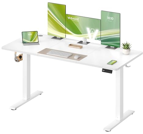 VASAGLE Escritorio Eléctrico Ajustable en Altura 140 x 60 cm