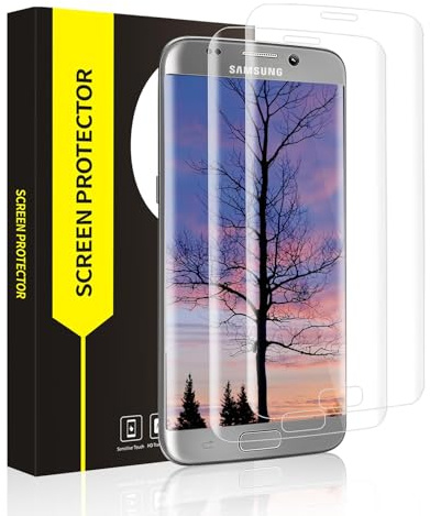 Cable Leader 2 Stück für Panzerglas für Samsung Galaxy S7 Edge Schutzfolie, 3D-Volle Bedeckung Splitterfest Samsung S7 Edge Folie, Kristallklar Passt Perfekt S7 Edge Displayschutzfolie