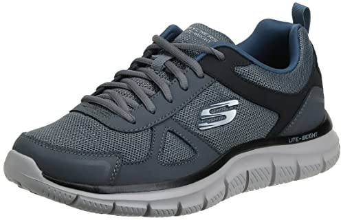 Skechers Men's Track Running Shoes, Navy, 9.5 UK