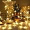 Guirlande lumineuse LED, LONJY Star Etoilées Lumières LED Lumière Décorative USB pour intérieur et extérieur, Noël, Mariage, Soirée, Jardin, blanc chaud, 6M/19.6FT