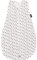 Träumeland Sommerschlafsack LIEBMICH aus Tencel, Design Weiß mit grauen Sternen, Größe 90 cm, mehrfarbig
