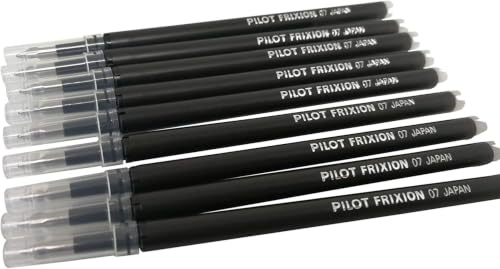 Pilot Frixion Tintenroller-Ersatzminen (9er Set, 3X 3er schwarz)