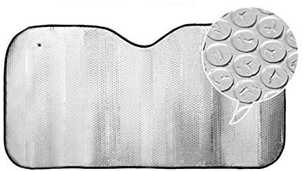 Parasol Coche de Aluminio Acolchado 90 x 150 cm
