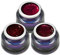 Farbgel Set Red Deluxe Metallic Rot UV-Gel Nagelgel 3x 5ml (3er Pack)