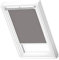 VELUX Original Roof Window Blackout Blind for CK06, Grey, with White Guide Rail