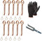 Pièges A Taupes Putange pour Campagnol Ou Rat Taupier (Lot de 10). Accessoires Anti Taupe Contre Les Rongeurs. Nul Besoin De Pétard ou Repulsif Ultrason pour Eliminer Les Nuisibles De Votre Pelouse.