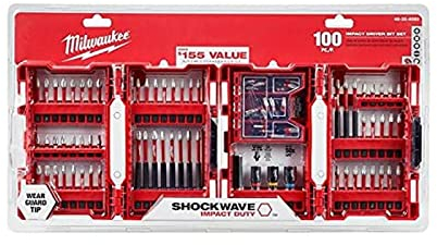 Milwaukee Shockwave Impact Duty Alloy Steel Drill and Screw Driver Bit Set (100-Piece)
