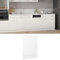 HOMIUSE Pare-lave-vaisselle blanc 45 x 3 x 67 cm - En bois - Plan de travail de cuisine - Pour lave-vaisselle - Panneau avant - Plaque décorative - Évier, panneau avant