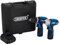 Draper 70257 12V Combi Drill & Impact Driver, 2 x 1.5Ah Batteries, 1 x Fast Charger