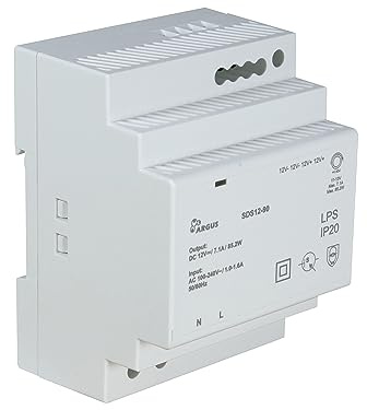 Inter-Tech ARGUS SDS12-90 Hutschienennetzteil, 12 V / 85,2 W | Ultra flache Stufenform