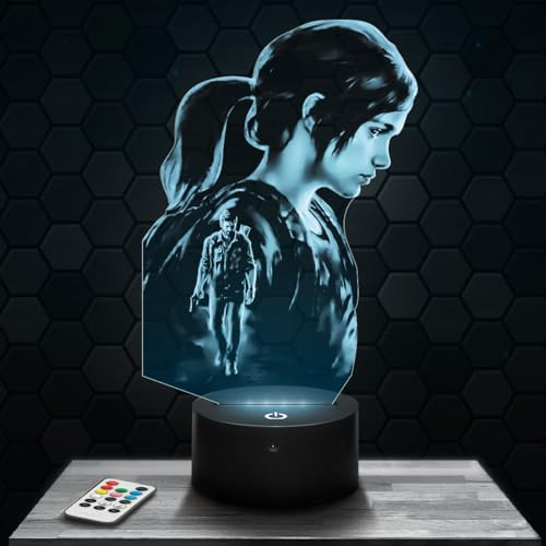 Lampada The Last of U decorazione per camera da ragazzo Lampada 3D The Last of U oggetto Gaming Gamer Videogiochi idea regalo decorazione Idea Regalo Natale adolescente originale TOP