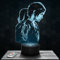 Lampada The Last of U decorazione per camera da ragazzo Lampada 3D The Last of U oggetto Gaming Gamer Videogiochi idea regalo decorazione Idea Regalo Natale adolescente originale TOP