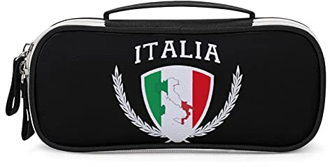 Lawenp Italia Italie Carte Italienne Drapeau Trousse Portable Sac Fourre-Tout Sac de Maquillage Sac à Main Sac à Main