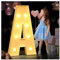 Festzelt-Leuchtbuchstaben, LED Buchstaben Lichter, Große Leuchtende Buchstaben und Zahlen, 26 Alphabet-Schilder für Hochzeit, Party, Geburtstag, Verlobung, Party-Dekoration ( Farbe : Letter A , Size :