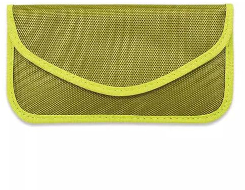 LMLXYZ Faraday Bag Faraday-Tasche in Militärqualität, für EMP-Schutz und EMF-Schutz – RFID-blockierender EMF-Schutz aus Stoff, WiFi-Störsender (Color : Green, Size : 20cmx10cm)