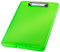 helit H2532050 - Klemmbrett DIN A4 the clip, grün transluzent, Clipboard, Zeichenbrett