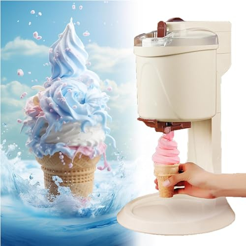 RayGenius Heladera De Frutas Suaves - Smoothies Y Helados, Haga Saludables Y Deliciosos Sorbetes con La Mini Heladera AutomáTica para Yogur Helado