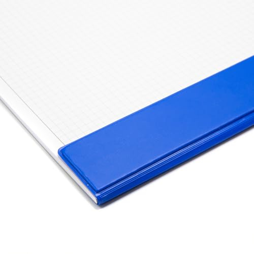 younikat Kantenschutz für DIN A2 Schreibtischunterlagen | blau I selbstklebend I wasserabweisend | 59,4 x 8 cm I Schutzleiste für Schreibtischunterlage I Büro Homeoffice Schule I az158