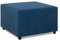 Mebligo - Fußstütze für Sessel 70 x 70 cm NEO Kollektion, Bequemer Hocker als Auflage, Pouf Hocker, Aus Hochwertigen Materialien, Sitzpouf, Fusshocker Gepolstert für Sessel, Marineblau