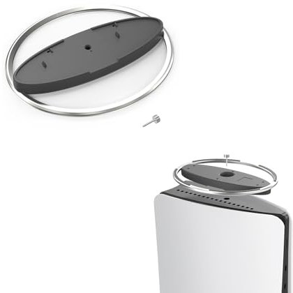 ZLiT Support vertical pour console Sony PS5/PS5 Slim/PS5 Pro - Accessoires (argent)